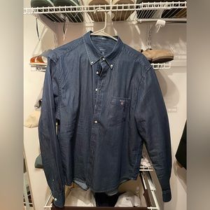 Gant Indigo Men Shirt - Size XL